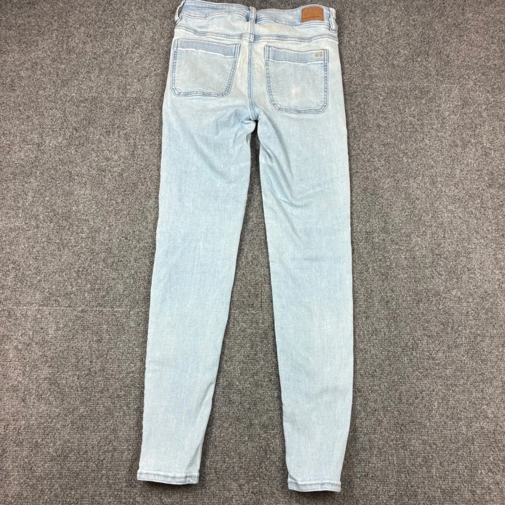 American Eagle Next Level Stretch Skinny Jeans Light Wash Womens Size 6